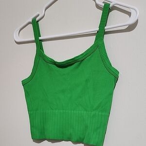Nikibiki Vibrant Green Ribbed Camisole